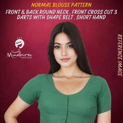 Plain Blouse _ Cross Cut Blouse Patterns - Mudhra Fashions Plain Blouse _ Cross Cut Blouse Patterns